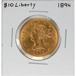 1894 $10 Liberty Head Eagle Gold Coin