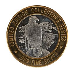 .999 Fine Silver Grand Casino $10 Limited Edition Collector's Series Gaming Token