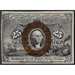 March 3, 1863 Twenty-Five Cents Second Issue Fractional Currency Note