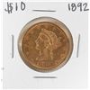Image 1 : 1892 $10 Liberty Head Eagle Gold Coin