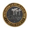 Image 1 : .999 Silver Mirage Las Vegas Nevada $10 Casino Limited Edition Gaming Token