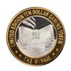 Image 2 : .999 Silver Mirage Las Vegas Nevada $10 Casino Limited Edition Gaming Token