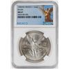 Image 1 : 1985Mo Mexico 1 Onza Libertad Silver Coin NGC MS67