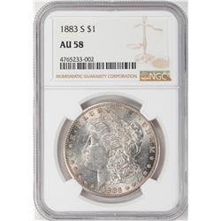 1883-S $1 Morgan Silver Dollar Coin NGC AU58