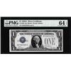 Image 1 : 1928A $1 Funnyback Silver Certificate Note Fr.1601 PMG Choice Uncirculated 64EPQ