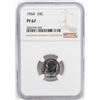 Image 1 : 1964 Proof Roosevelt Dime Coin NGC PF67