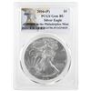 Image 1 : 2016-P $1 American Silver Eagle Coin PCGS Gem BU Struck at the Philadelphia Mint