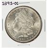 Image 1 : 1891-CC $1 Morgan Silver Dollar Coin