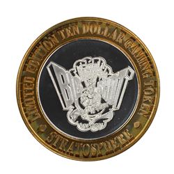 .999 Silver Stratosphere Las Vegas, Nevada $10 Casino Limited Edition Gaming Token