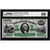 Image 1 : 1872 $50 State of South Carolina Revenue Bond Obsolete Note PMG Gem Uncirculated 66EPQ