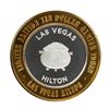 Image 1 : .999 Silver Hilton Las Vegas, Nevada $10 Casino Limited Edition Gaming Token