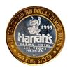 Image 1 : .999 Silver Harrah's Las Vegas, Nevada $10 Casino Limited Edition Gaming Token
