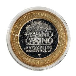 .999 Fine Silver Grand Casino $10 Limited Edition Gaming Token
