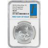 Image 1 : 2018 South Africa Krugerrand Silver Coin NGC MS69 First Day of Issue