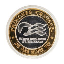 .999 Silver HSP Princess Cruises Casino Limited Edition Gaming Token