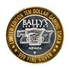 Image 2 : .999 Silver Ballys Las Vegas $10 Casino Limited Edition Gaming Token