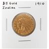 Image 1 : 1910 $5 Liberty Head Half Eagle Gold Coin