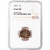 Image 1 : 1957 Proof Lincoln Wheat Cent Coin NGC PF67RD