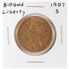 Image 1 : 1907-S $10 Liberty Head Eagle Gold Coin