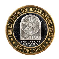 .999 Silver Slots A Fun Casino Las Vegas, NV $10 Limited Edition Casino Gaming Token