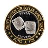 Image 2 : .999 Silver Slots A Fun Casino Las Vegas, NV $10 Limited Edition Casino Gaming Token