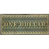 Image 2 : July 4, 1862 $1 Bullion Bank Washington, DC Obsolete Banknote
