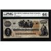 Image 1 : 1862 $100 Confederate States of America Note T-41 PMG Choice Uncirculated 64EPQ