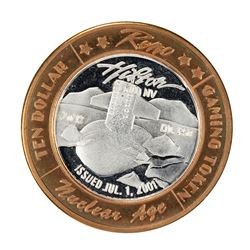 .999 Silver Hilton Reno, Nevada $10 Casino Limited Edition Gaming Token