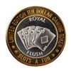 Image 2 : .999 Silver Slots A Fun Casino Las Vegas, NV $10 Limited Edition Casino Gaming Token