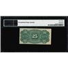 Image 2 : 1863 25 Cent 4th Issue Fractional Currency Note Fr.1307 PMG Choice Uncirculated 63EPQ