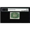 Image 2 : 1863 10 Cent Second Issue Fractional Currency Note Fr.1244 PMG Ch. Uncirculated 64EPQ