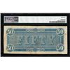 Image 2 : 1864 $50 Confederate States of America Note T-66 PMG Choice Very Fine 35