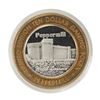 Image 2 : .999 Fine Silver Peppermill Reno, Nevada $10 Limited Edition Gaming Token