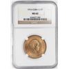 Image 1 : 1916 Cuba 10 Pesos Gold Coin NGC MS62