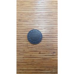 1887 Canada 1 cent piece