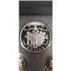 Image 3 : 1994 (1969-) CANADIAN $1 LAST RCMP DOG TEAM PATROL 25TH ANNIV PROOF SILVER DOLLAR COIN