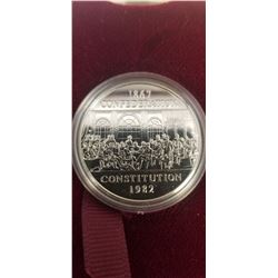 1982 Canadian $1 Dollar - 1867 Confederation Constitution Commemorative Uncirculated Collector Coin