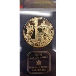 2002 Canada Proof Double Dollar Set - Golden Jubilee (Gold Plated)