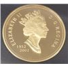 Image 2 : 2002 Canada Proof Double Dollar Set - Golden Jubilee (Gold Plated)