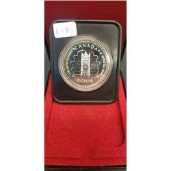 1977 (1952-) Canadian $1 Throne of the Senate (Queen's Silver Jubilee) Specimen Silver Dollar Coin