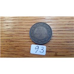 1913 Canada 1 cent piece Edwardvs VII