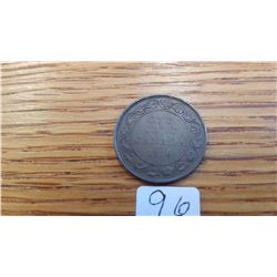1916 Canada 1 cent piece Edwardvs VII