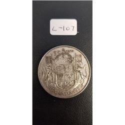Canadian Half Dollar 1952