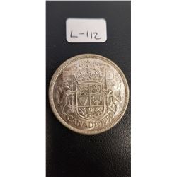 Canadian Half Dollar 1956