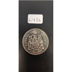 Canadian Half Dollar 1971