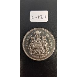 Canadian Half Dollar 1972