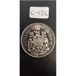 Canadian Half Dollar 1979