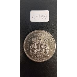 Canadian Half Dollar 1984
