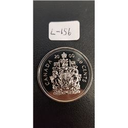 Canadian Half Dollar 2001