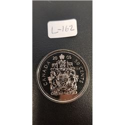 Canadian Half Dollar 2005 Specimen